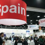 Stand de España el pasado mes de junio durante la Convención Internacional BIO en San Diego, California, el encuentro de biotecnología más grande del mundo.