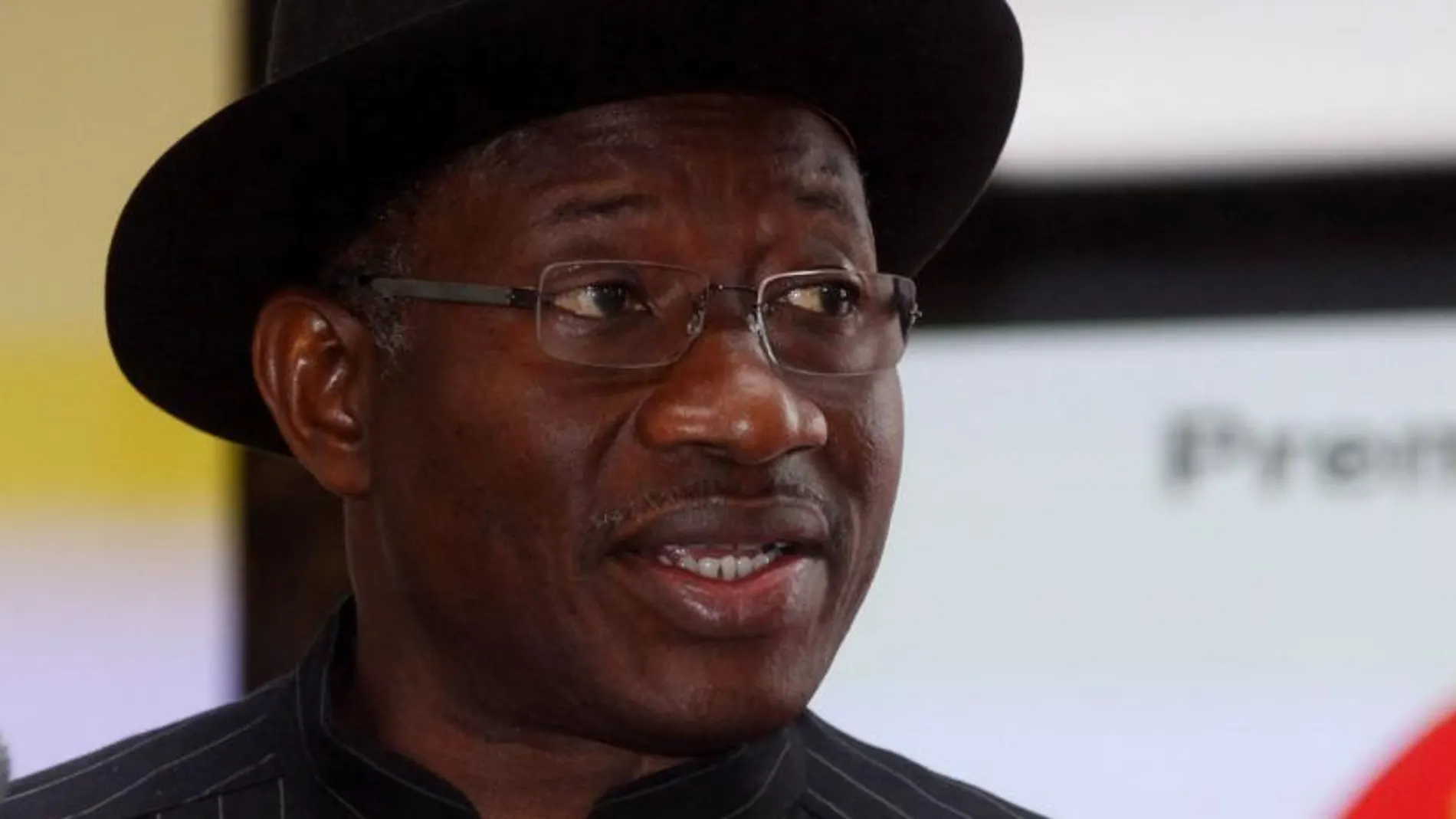 El presidente de Nigeria Goodluck Jonathan