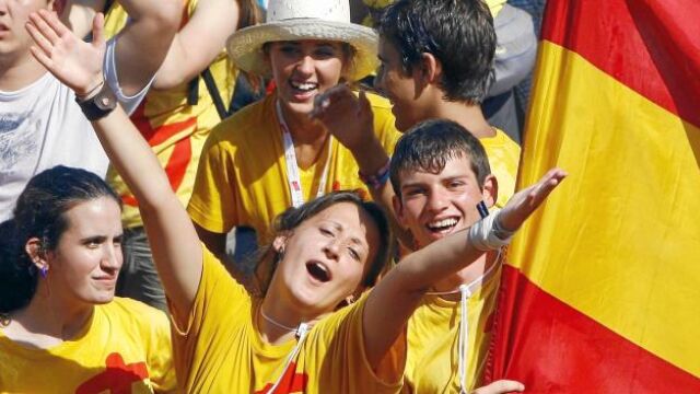 La JMJ de 2011 fue el motivo de la última visita de un Papa, Benedicto XVI