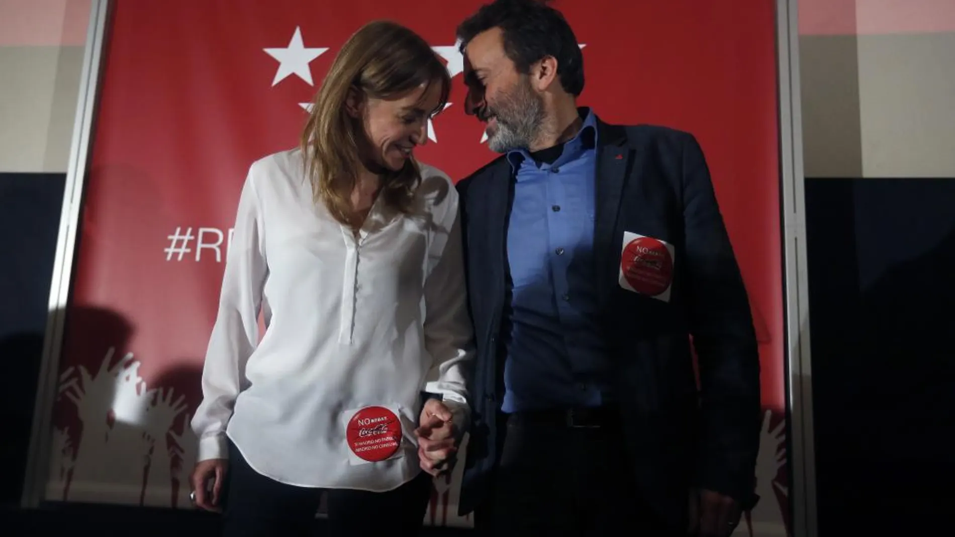 Valiente y Sánchez eran el tándem de candidatos de IU en Madrid