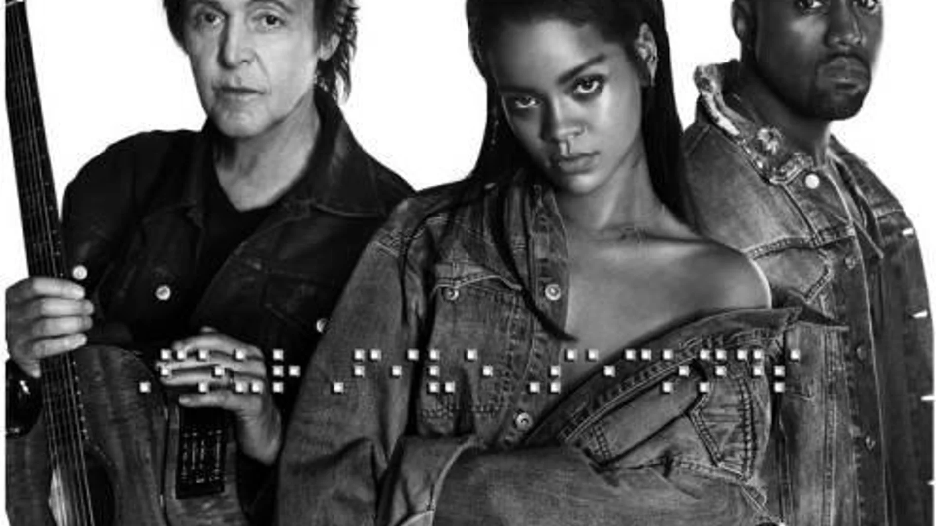 Ya está aquí el nuevo videoclip de Rihanna con Paul McCartney y Kanye West