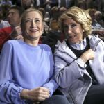 Las candidatas del PP a la Alcadía y a la Comunidad de Madrid, Esperanza Aguirre y Cristina Cifuentes