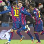 Messi, Neymar y Rafinha fueron los autores de los goles del Barcelona en un partido precioso ante el Villarreal