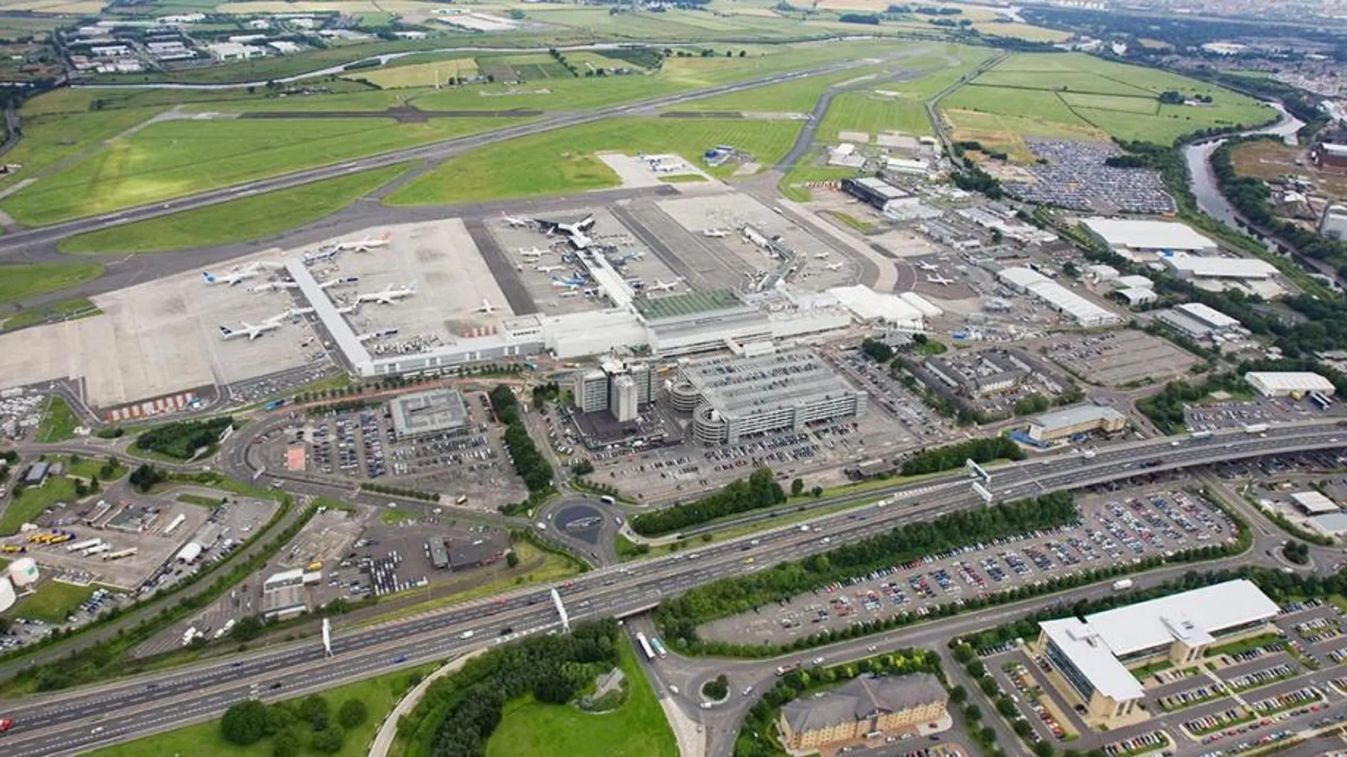 Imagen del aeropuerto de Glasgow