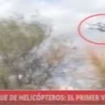 Así fue el accidente de los dos helicópteros