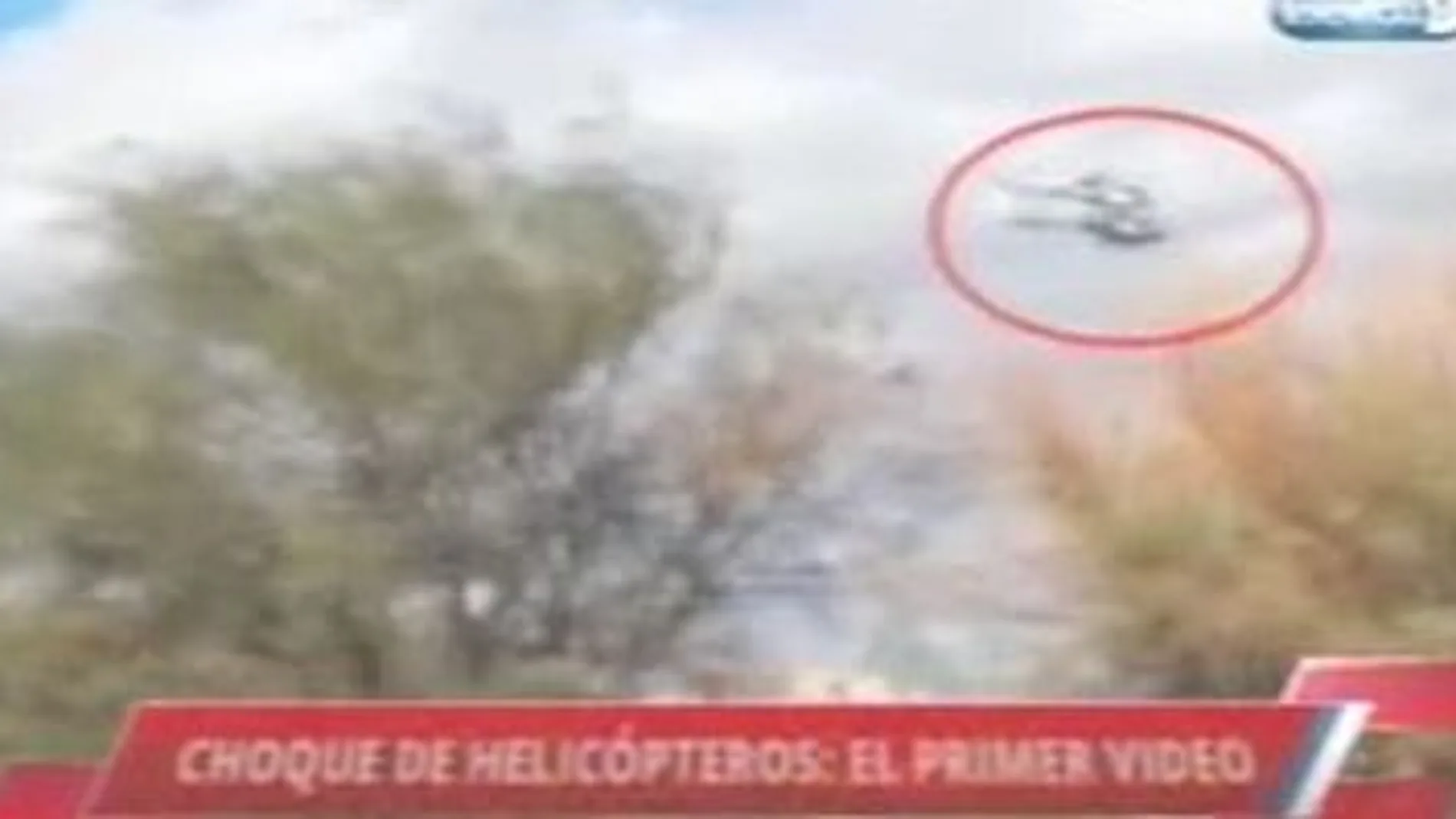 Así fue el accidente de los dos helicópteros