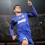 El delantero español Álvaro Morata