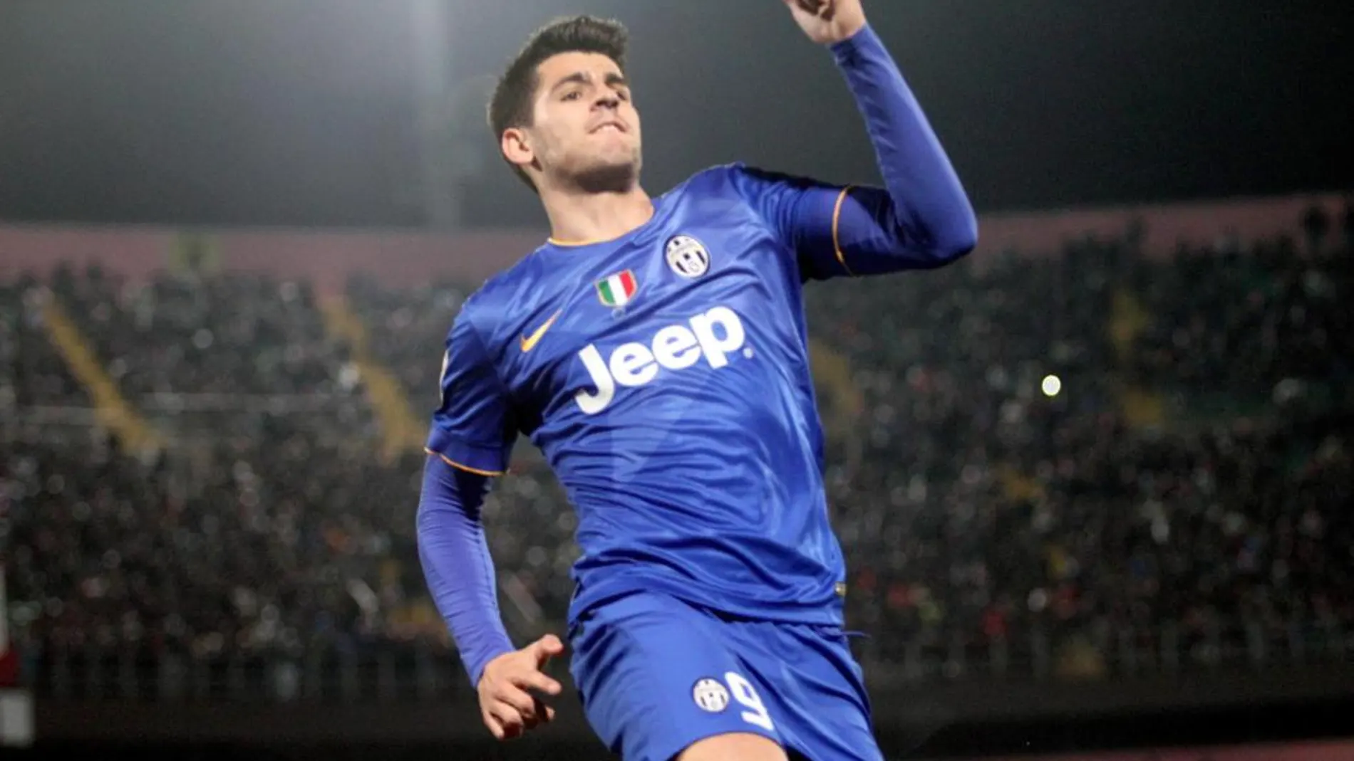El delantero español Álvaro Morata