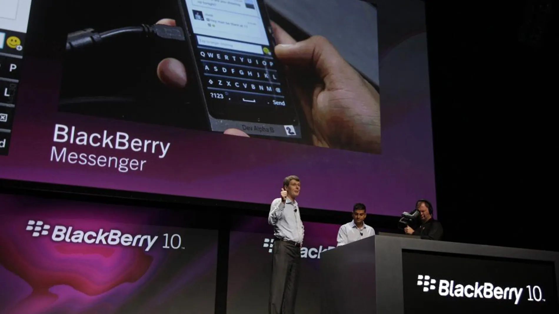 Thorsten Heins, presidente de Research in Motion, fabricante de BlacBerry