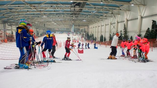 Una imagen de la pista de nieve