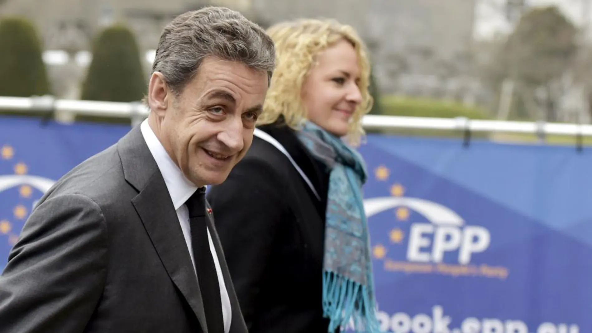 El expresidente francés Nicolas Sarkozy, líder de la conservadora Unión para un Movimiento Popular (UMP)