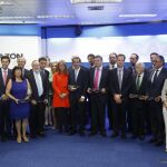 Foto de familia de los premiados