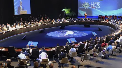 Un momento de la inauguración de la II Cumbre de la Celac.
