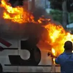  Violentos incidentes tras una manifestación contra un desalojo en Barcelona