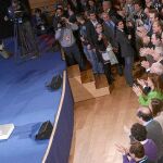 Mariano Rajoy, ayer durante su discurso en la clausura de la Convención del PP
