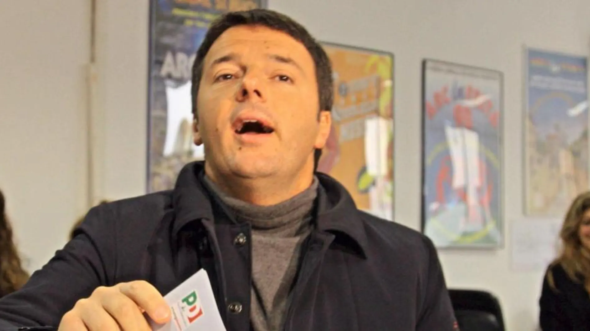 El alcalde de Florencia, Matteo Renzi