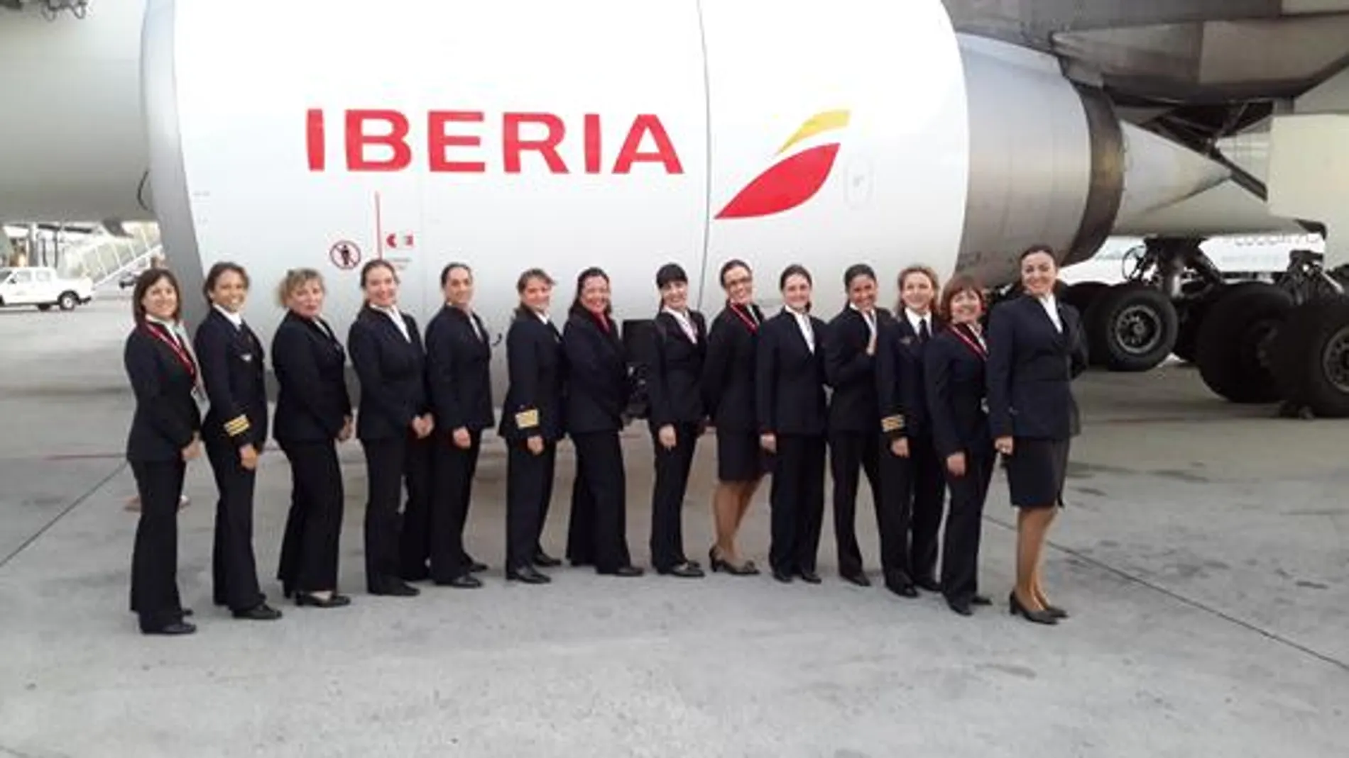 La tripulación del Airbus A340/600 a Sao Paulo