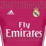 Imagen de la que sería la equipación del Real Madrid 2014-15 fuera de casa