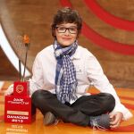 Mario Palacios, el logroñés de doce años que anoche se convirtió en el primer MasterChef Junior español