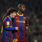 Abidal y Messi jugaron juntos de 2007 a 2013
