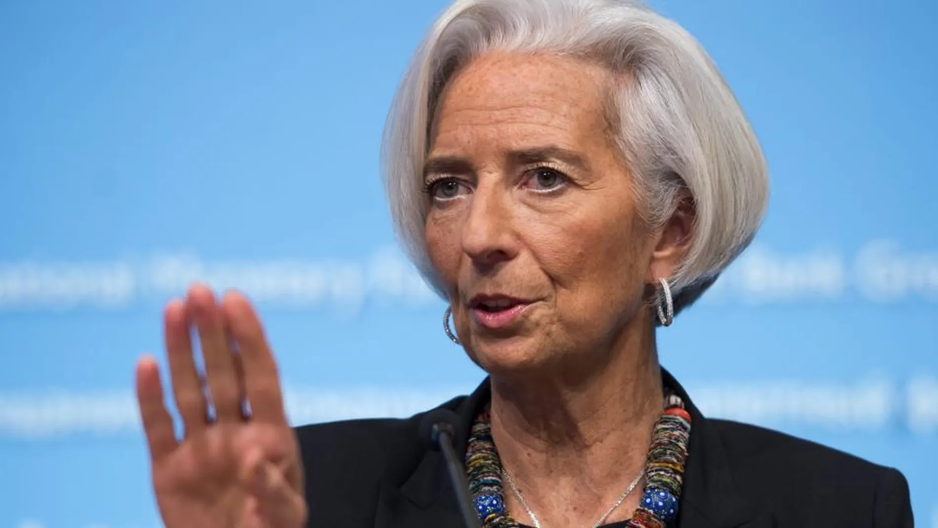 La directora gerente del Fondo Monetario Internacional (FMI), Christine Lagarde