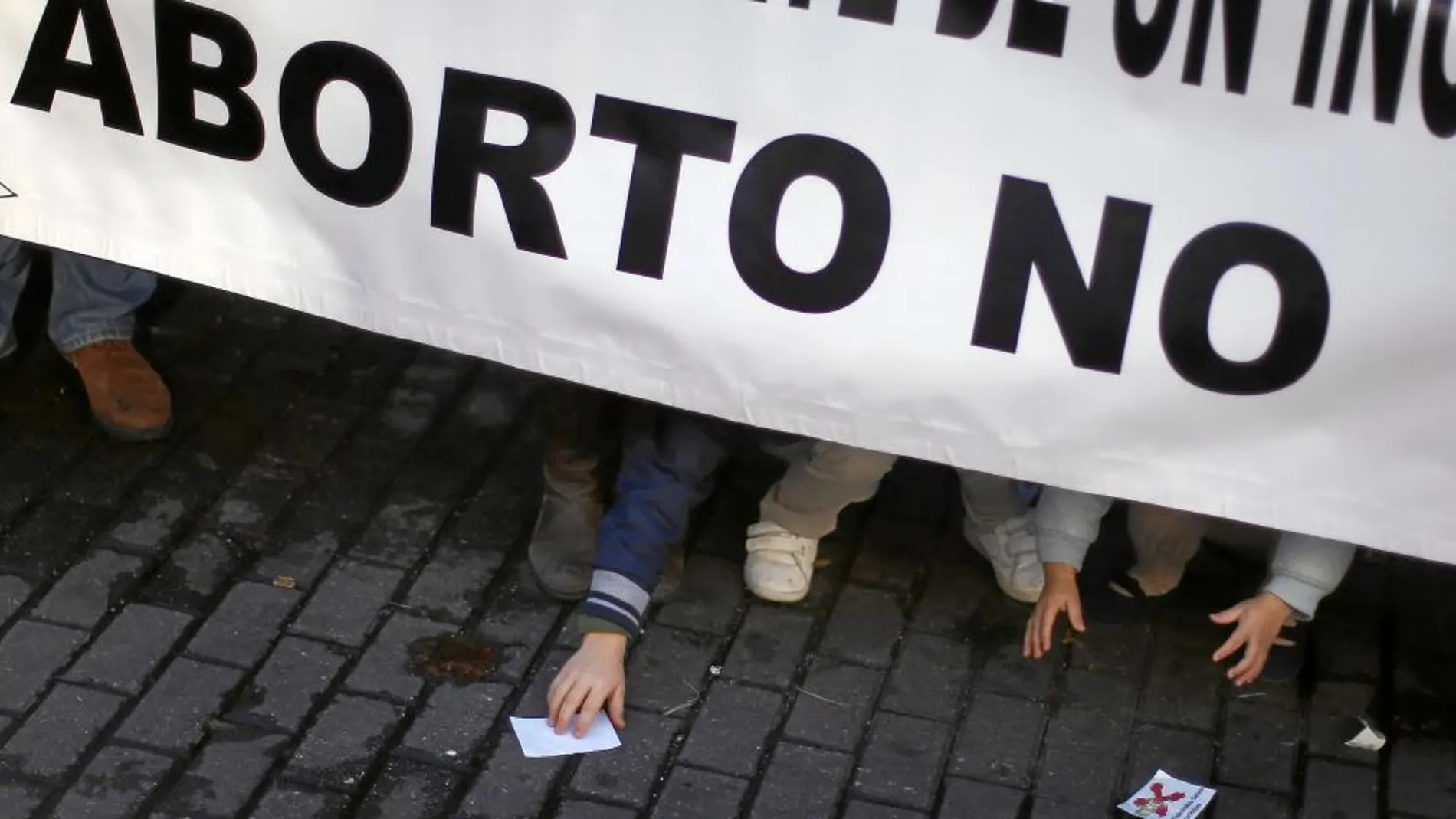 Manifestación el pasado 28 de diciembre en Madrid contra la nueva ley del aborto