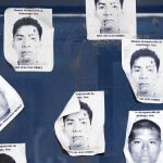 VÍCTIMAS DEL NARCO. Fotos de varios estudiantes desaparecidos en el estado mexicano de Guerrero