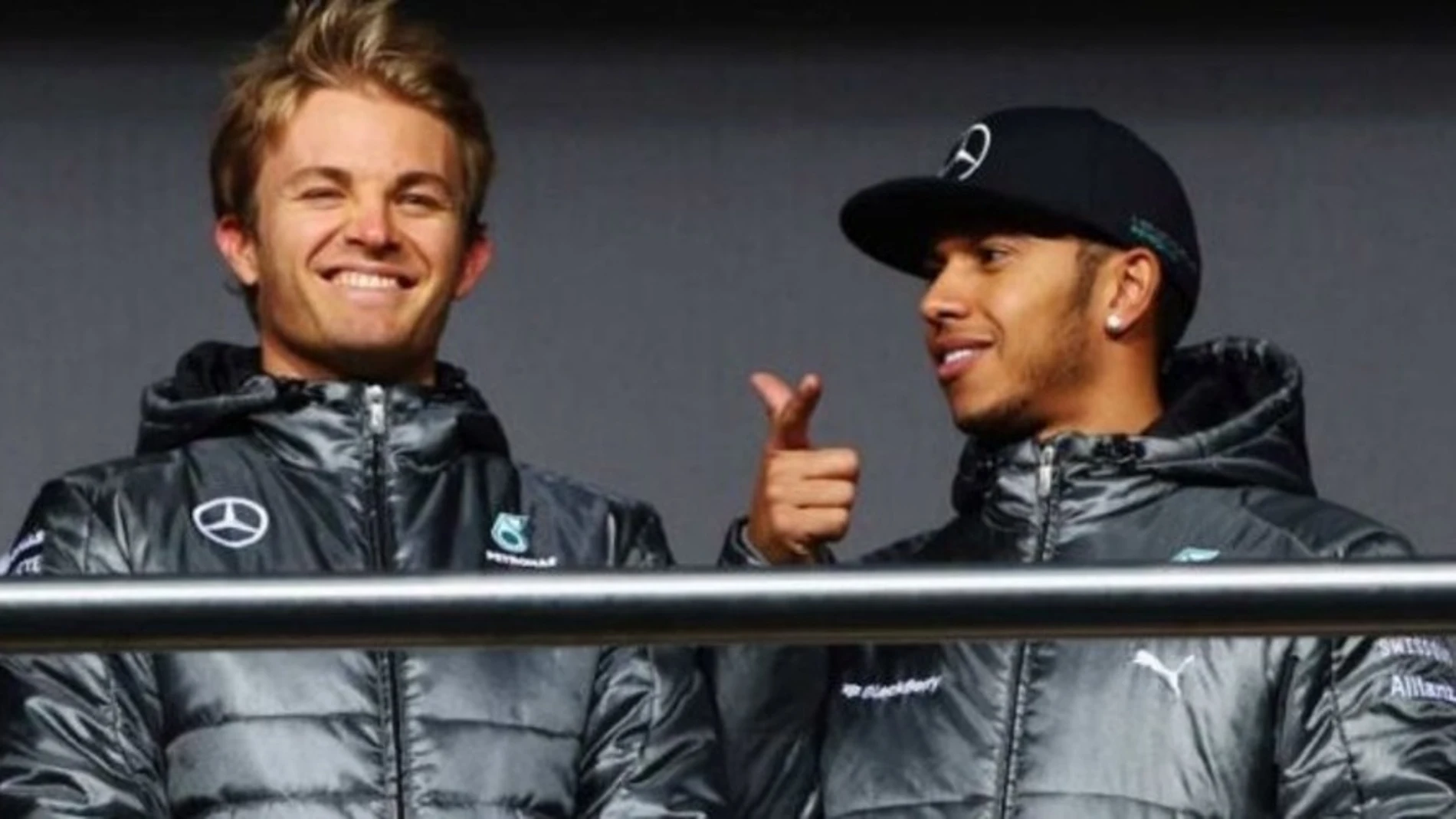 Nico Rosberg y Lewis Hamilton, pilotos de Mercedes