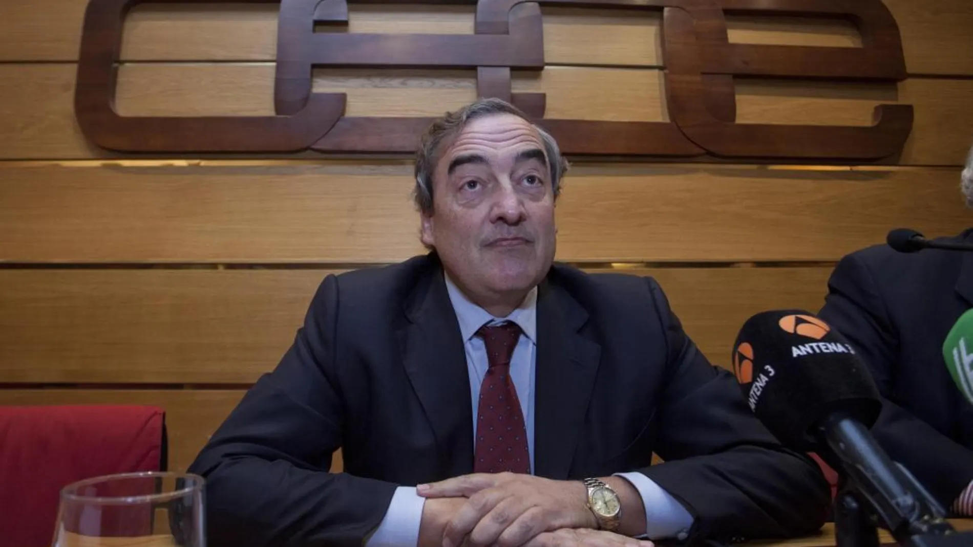 El presidente de la CEOE, Juan Rosell