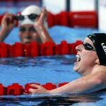 Katie Ledecky, una de las superestrellas de la natación mundial