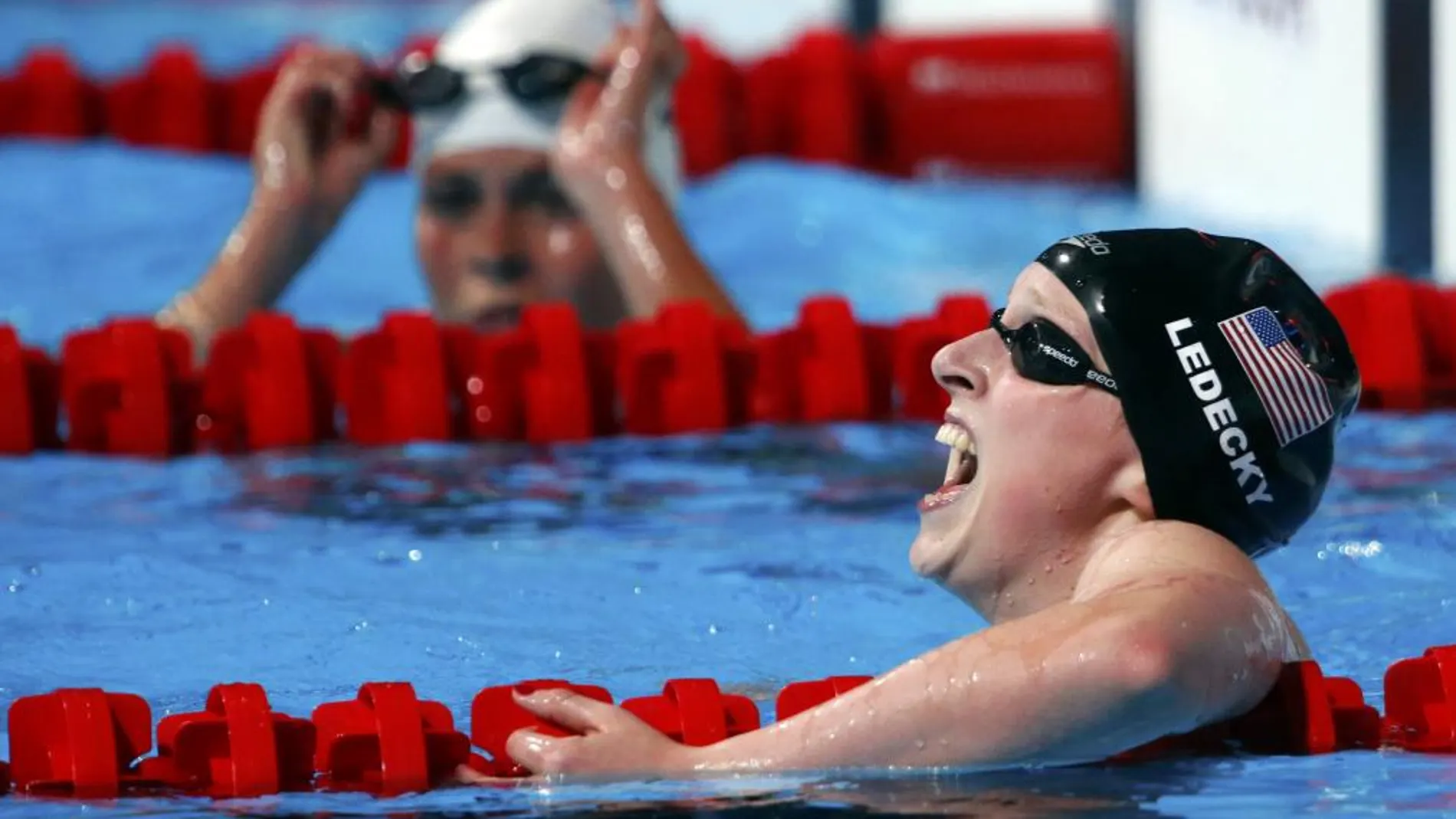 Katie Ledecky, una de las superestrellas de la natación mundial