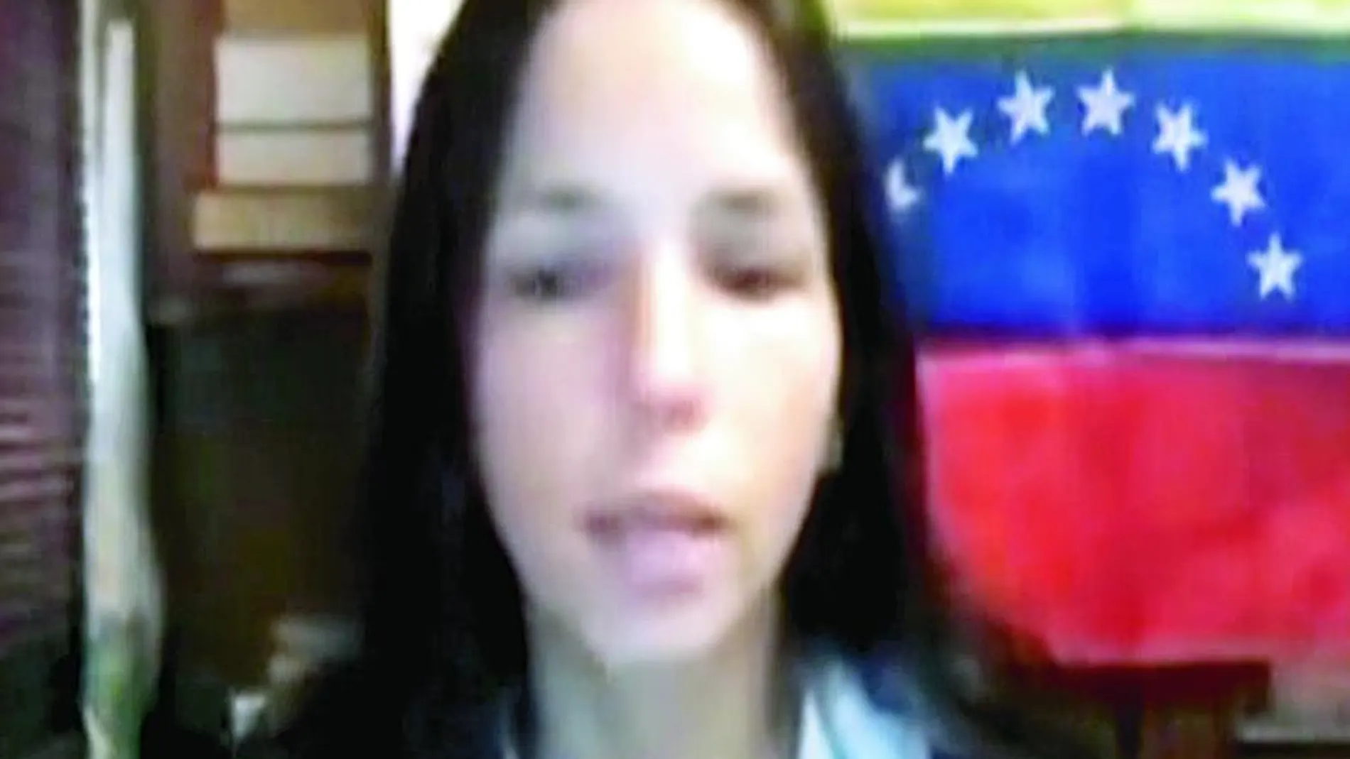 Antonieta Ledezma durante una entrevista en televisión.