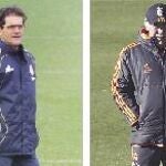 Capello entrenó en dos ocasiones al Madrid. Ancelotti se estrena esta temporada