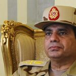 El jefe del Ejército y ministro de Defensa, Abdel Fatah al Sisi