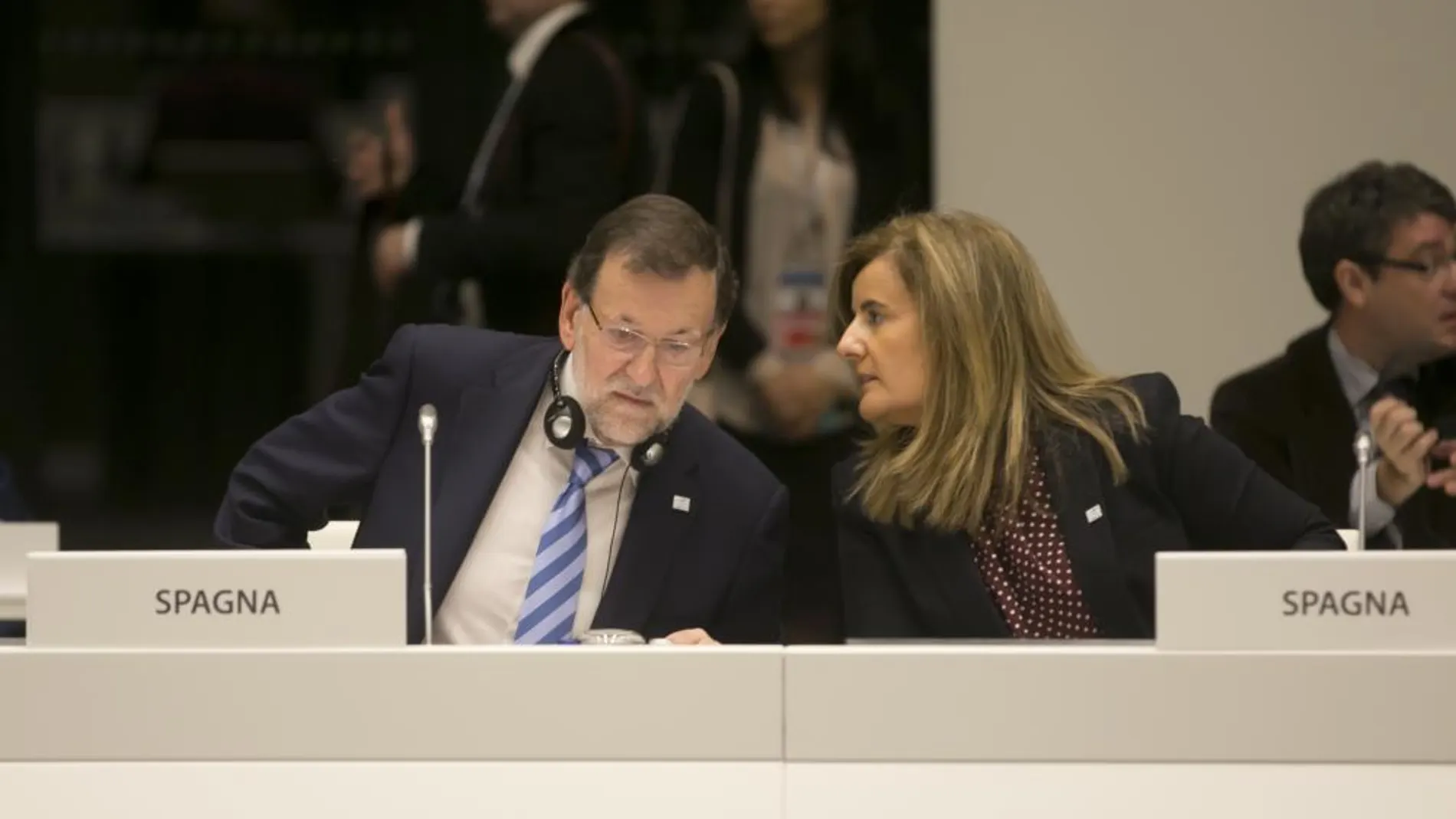 Mariano Rajoy y Fátima Báñez, en una imagen de archivo.