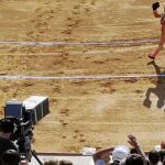 Imagen de «El Juli» en la corrida que se celebró en Valladolid en 2012 y que emitió RTVE