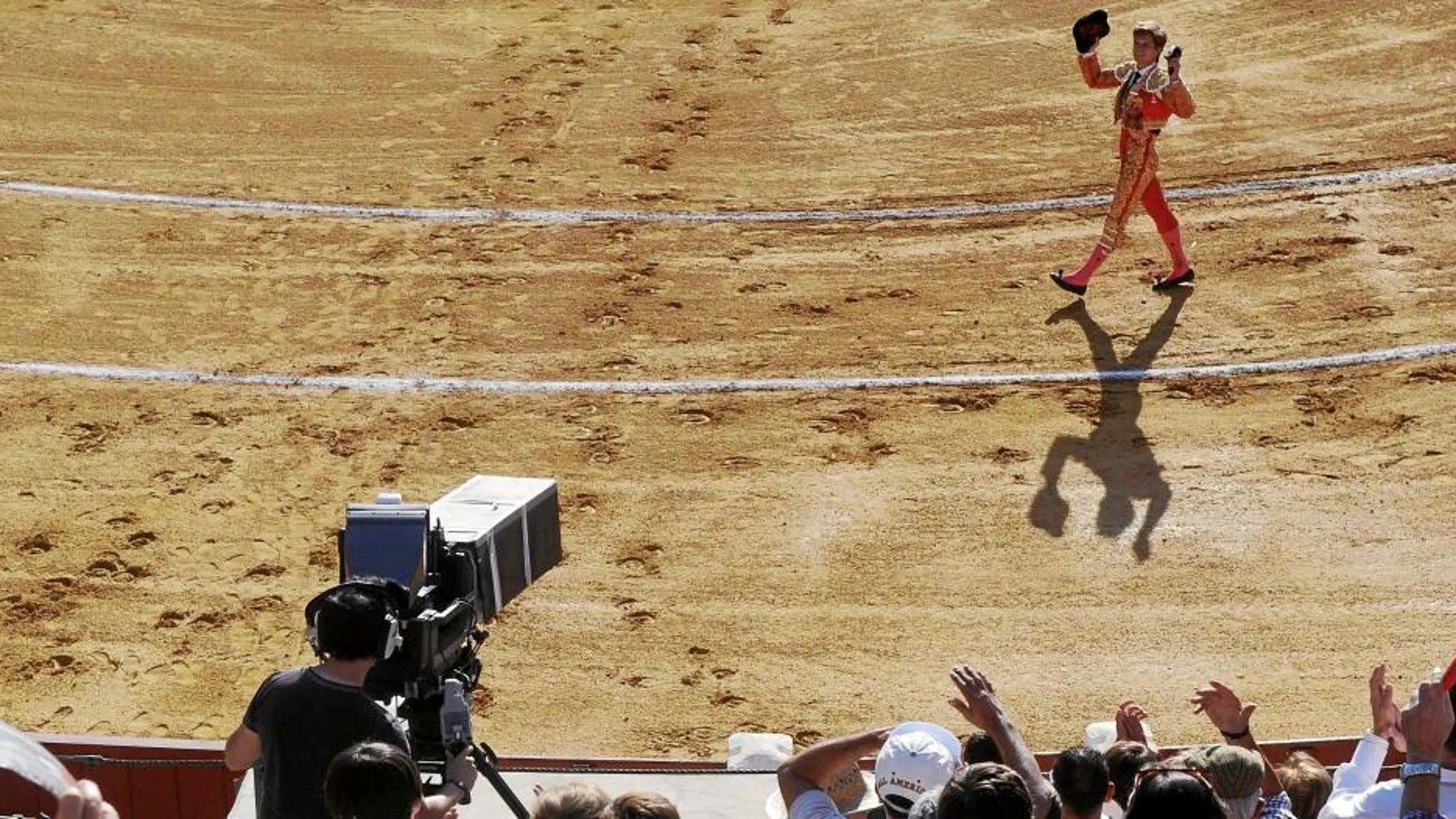 Imagen de «El Juli» en la corrida que se celebró en Valladolid en 2012 y que emitió RTVE