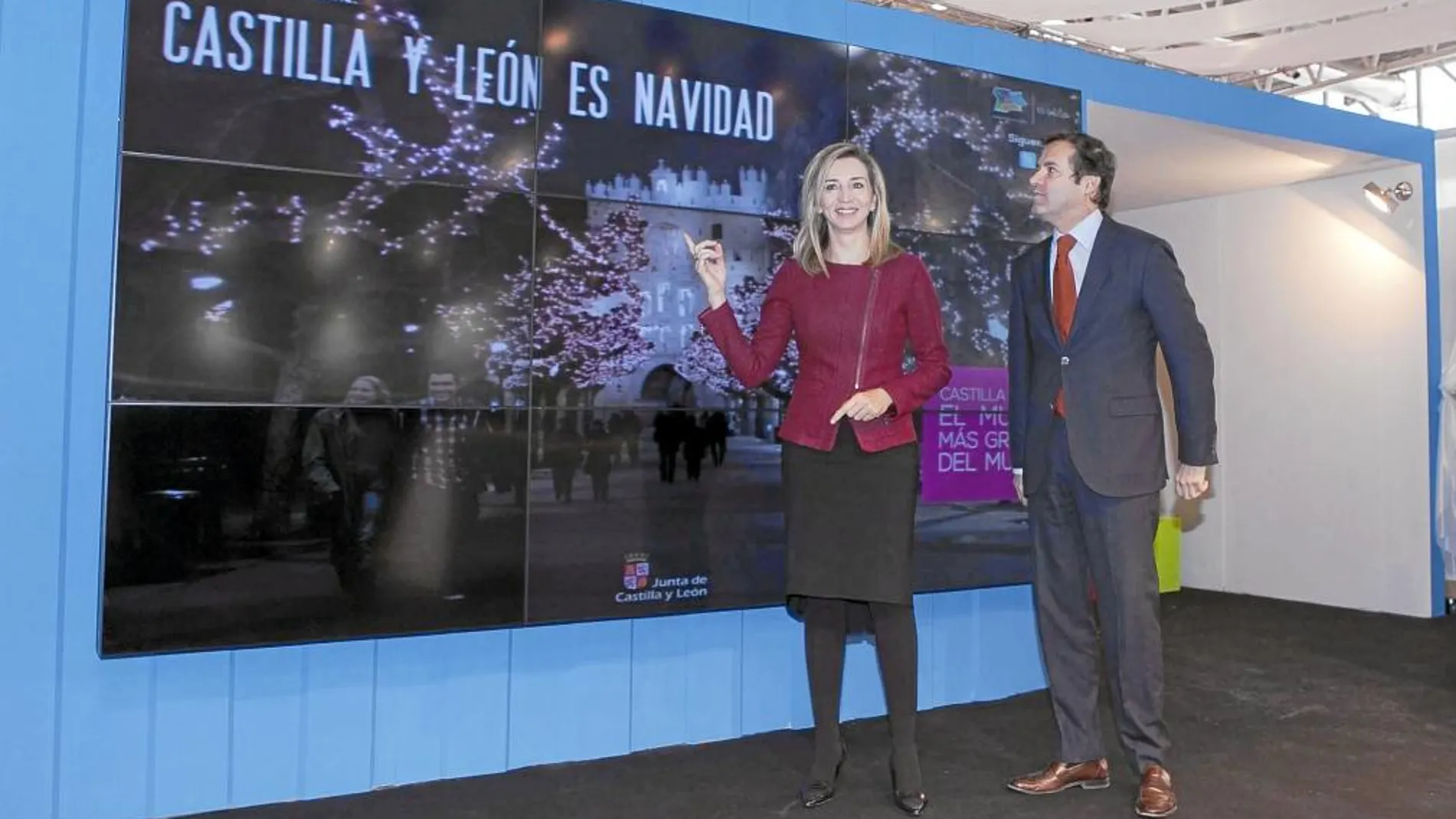 La consejera de Cultura y Turismo, Alicia García, presenta la campaña junto al director general de Turismo, Javier Ramírez