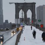 Imagen del puente de Brooklyn, en Nueva York, el pasado 27 de enero