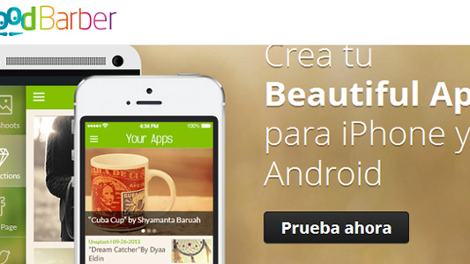 GoodBarber ofrece apps sencillas de implementar y totalmente personalizadas