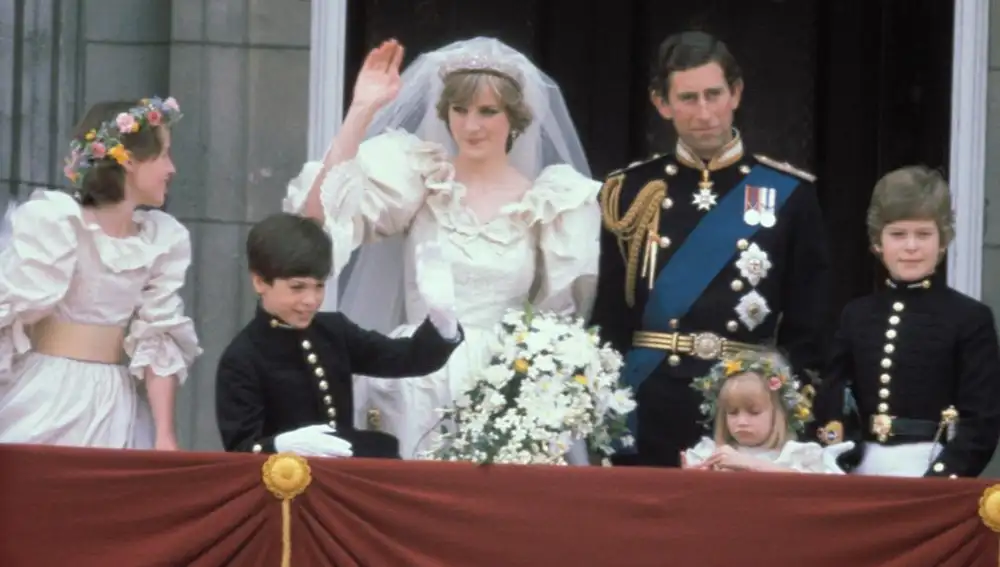 Boda real del príncipe Carlos y Diana.