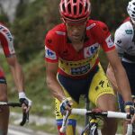 Alberto Contador, seguido de "Purito"Rodríguez y Alejandro Valverde.