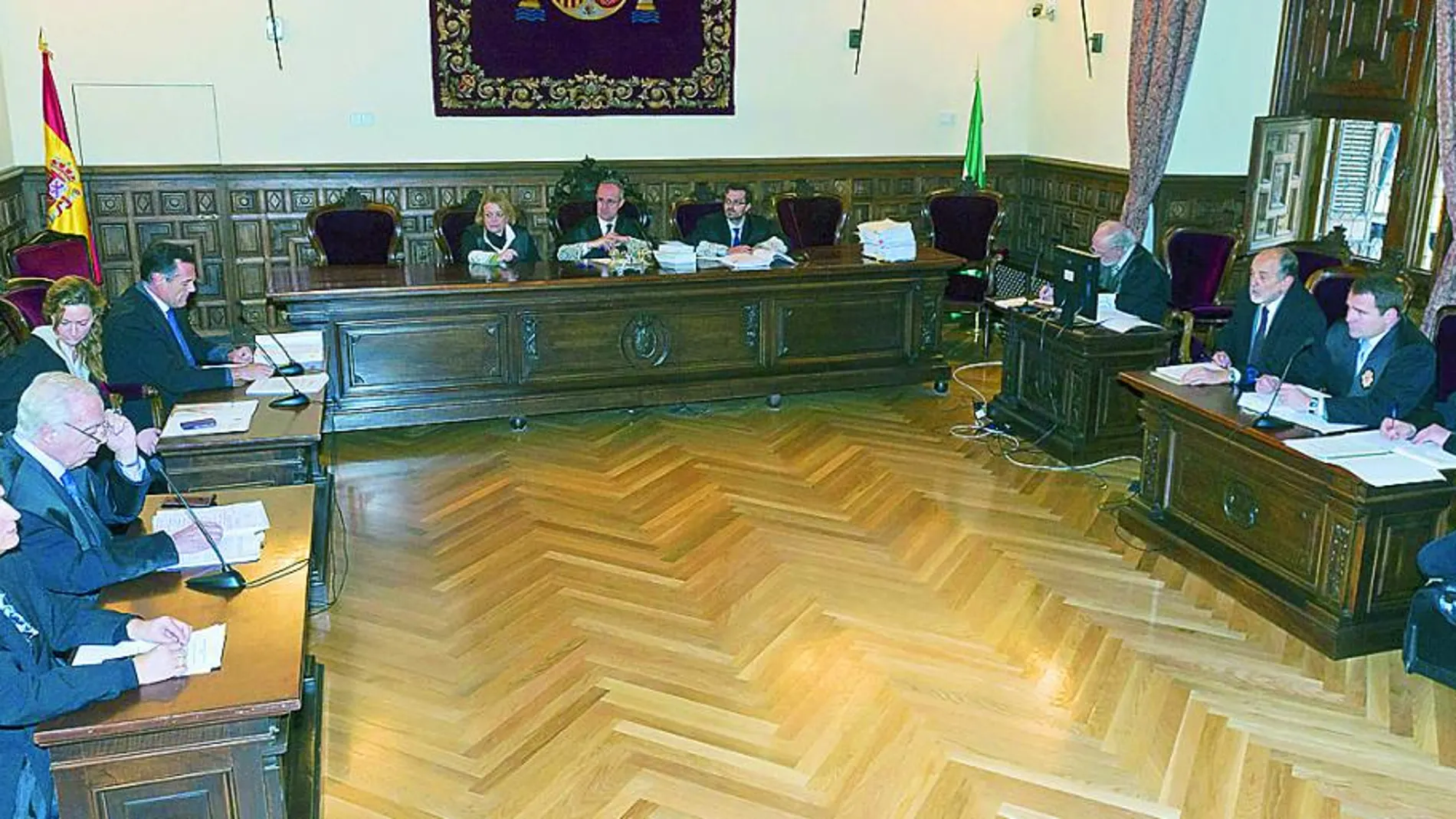 Vista de la sala del alto tribunal andaluz con sede en Granada