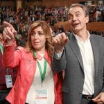 Susana Díaz y Zapatero, ayer en el Congreso de Granada