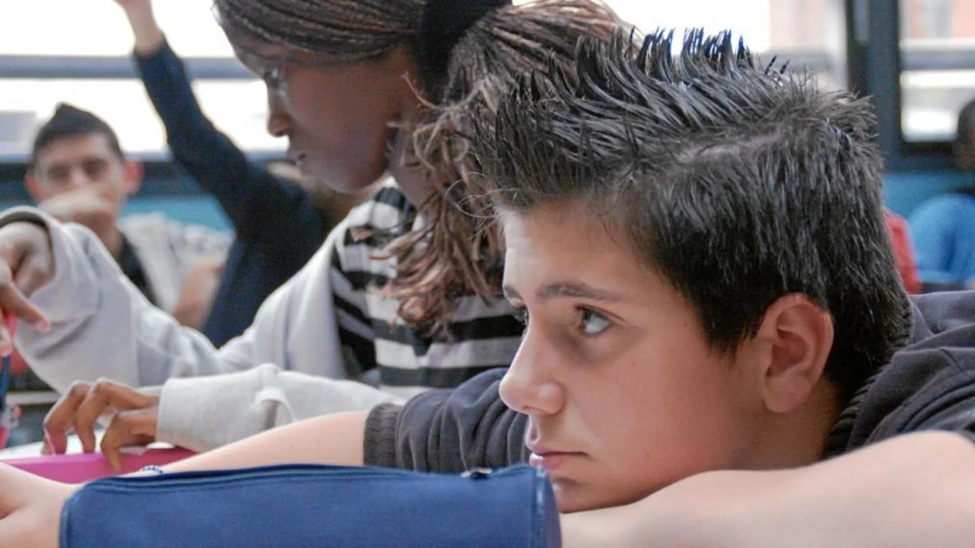 «La clase». Fotograma de la película que refleja el esfuerzo de los profesores por integrar en los centros a estudiantes conflictivos