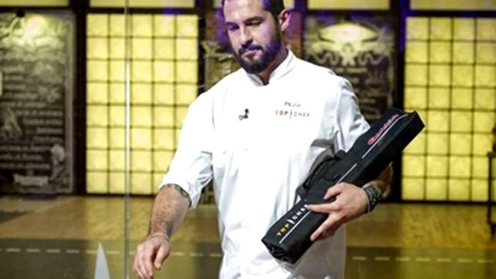 Peña coge sus cuchillos y sale de Top Chef