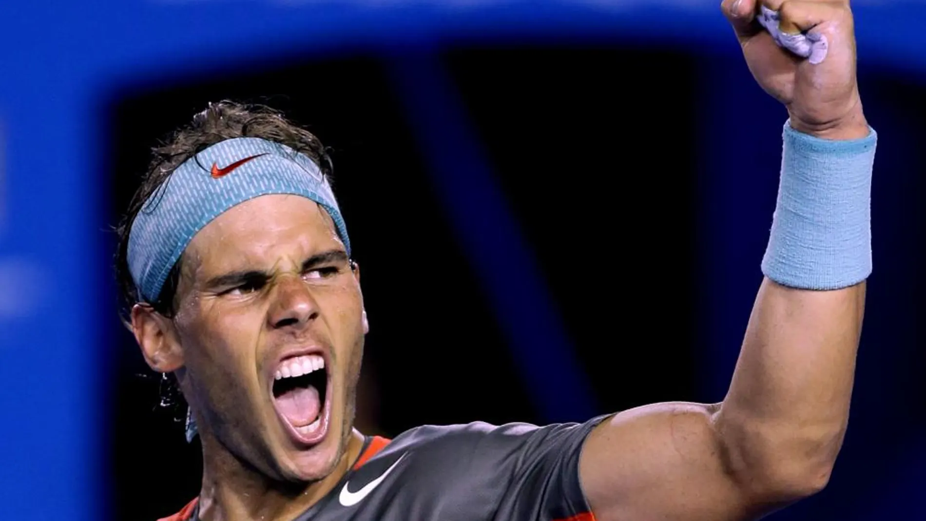 Rafael Nadal celebra su victoria