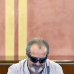 Juan Lanzas, durante su declaración en la comisión de los ERE