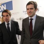 El ex presidente del Gobierno y su hijo, José María Aznar Jr