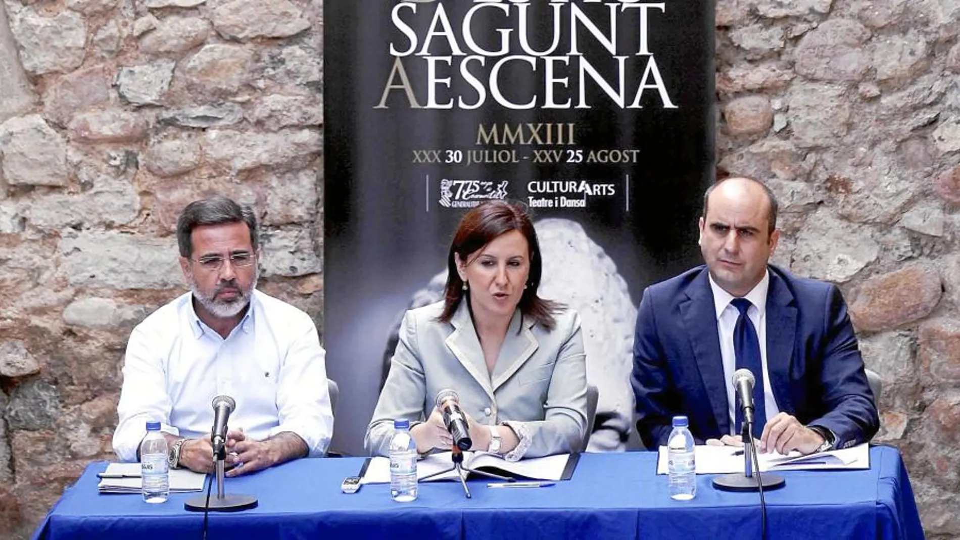 Cultura promueve actividades, como el festival «Sagunt a Escena» que se celebra en el teatro romano de Sagunto, para impulsar la ciudad y el teatro